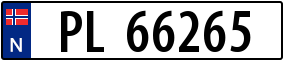 Truck License Plate